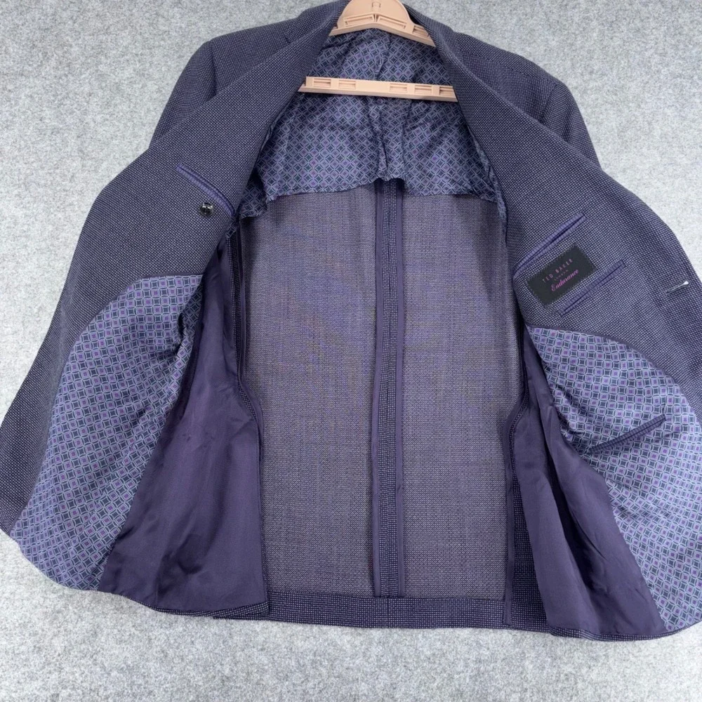Ted Baker London Endurance Purple Wool Blazer Sport Coat Konan SPJ 38S Canada